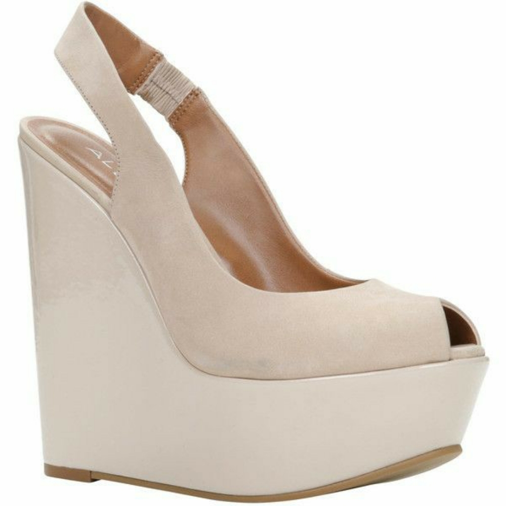 ALDO NYDORESEN Suede wedge shoe